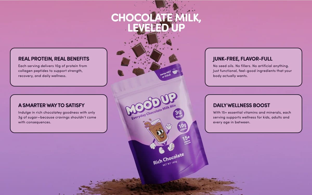 Moo'd Up: Chocolate milk, leveled up: four clear benefits