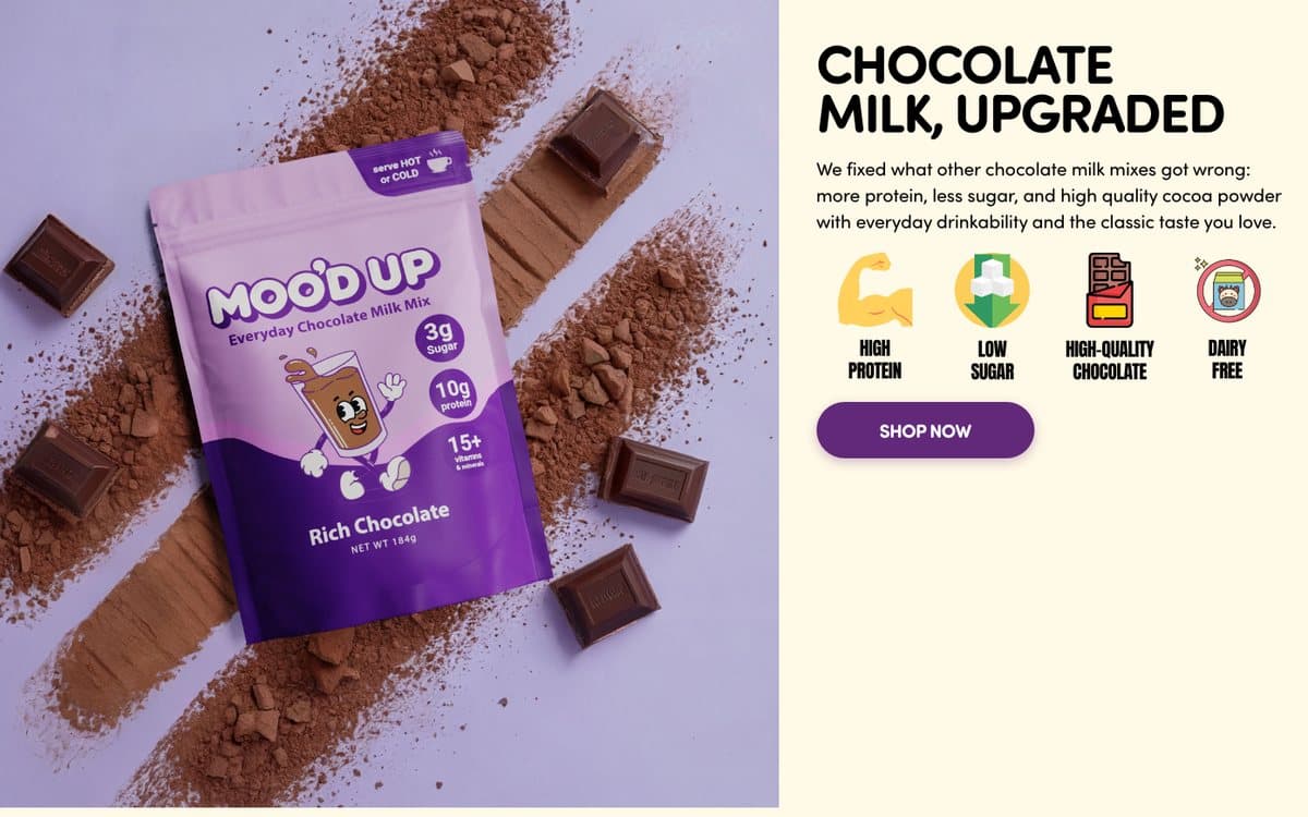 Moo'd Up: Chocolate milk, upgraded: the nutrition story at a glance
